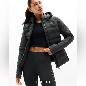 Athleta Inlet Apex Puffer Jacket- Sz XLT Elm